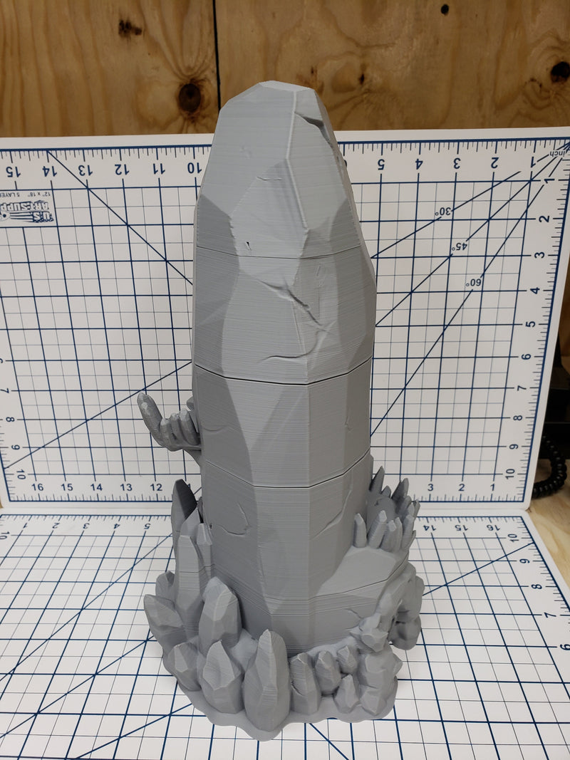 Crystal Shard Tower - Wilds of Wintertide - EC3D - Openforge - DND - Pathfinder - Dungeons & Dragons - RPG - 28 mm / 1"