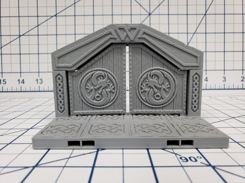 Mountain King - Door Tile - DragonLock - DND - Pathfinder - RPG - Dungeon & Dragons - 28 mm / 1" - Fat Dragon Games