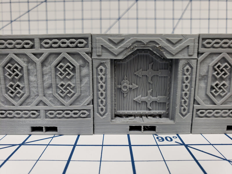 Mountain King - Door Tile - DragonLock - DND - Pathfinder - RPG - Dungeon & Dragons - 28 mm / 1" - Fat Dragon Games