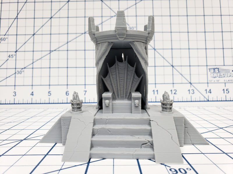 Lich Throne - DND - Pathfinder - Dungeons & Dragons - RPG - Tabletop - 28 mm / 1" - EC3D