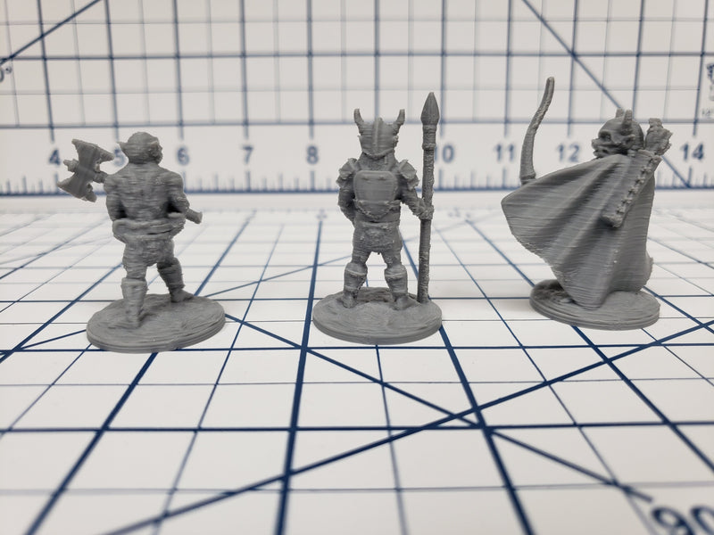 Orc Warriors 2 Set (3 minis)- DND - Pathfinder - RPG - Dungeon & Dragons - Miniature - Mini - 28 mm / 1" - Fat Dragon Games