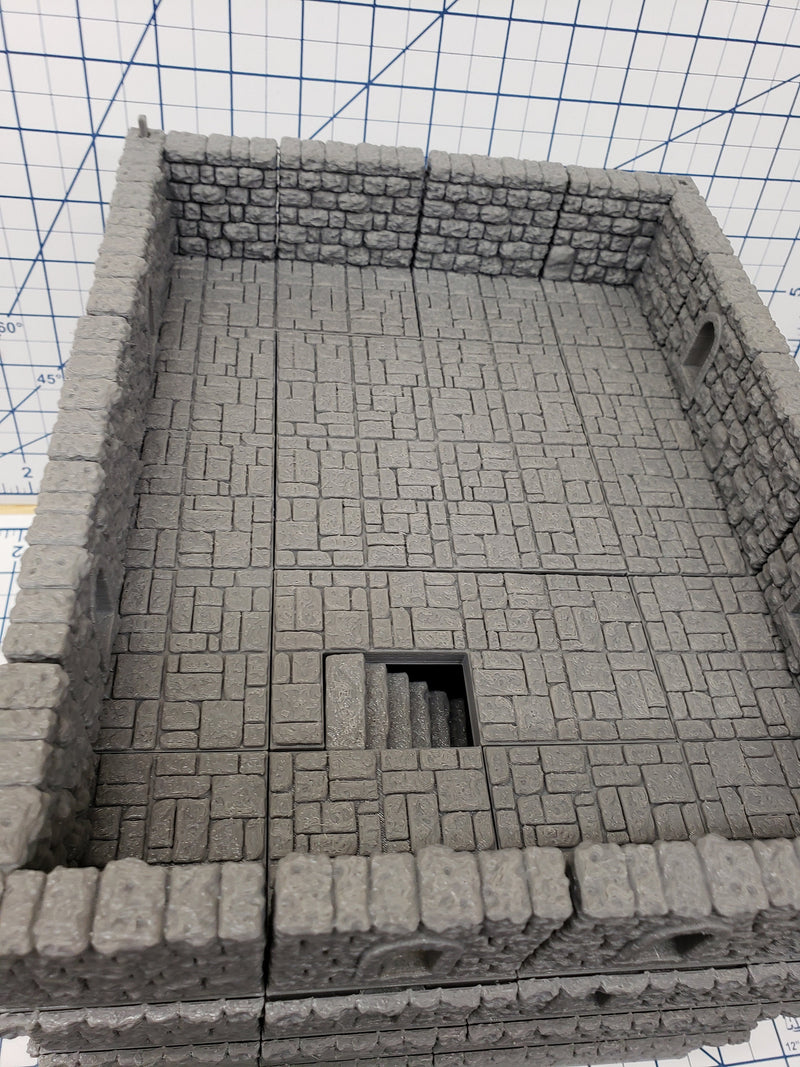 Castle Keep - DragonLock - DND - Pathfinder - RPG - Dungeon & Dragons - 28 mm / 1" - Fat Dragon Games