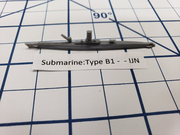 Submarine - Type B1 - IJN - Wargaming - Axis and Allies - Naval Miniature - Victory at Sea - Tabletop Games - Warships