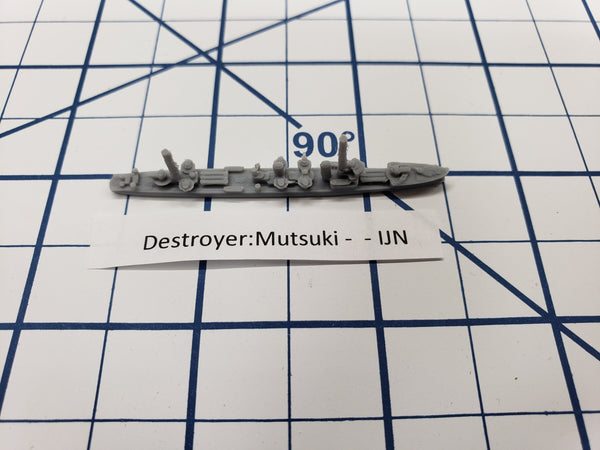 Destroyer - Mutsuki Class - IJN - Wargaming - Axis and Allies - Naval Miniature - Victory at Sea - Tabletop Games - Warships