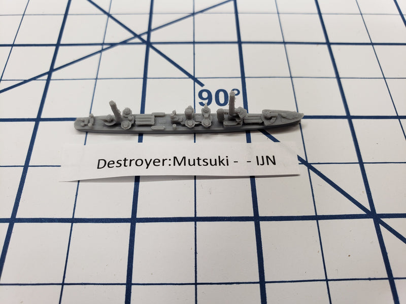 Destroyer - Mutsuki Class - IJN - Wargaming - Axis and Allies - Naval Miniature -  Tabletop Games - Warships