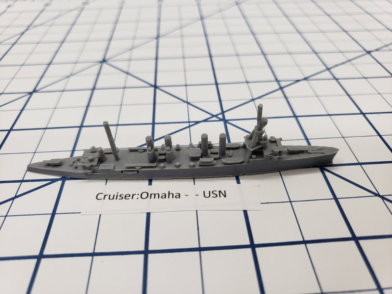 Cruiser - Omaha - USN - Wargaming - Axis and Allies - Naval Miniature - Victory at Sea - Tabletop Games - Warships