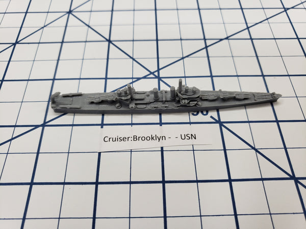 Cruiser - Brooklyn - USN - Wargaming - Axis and Allies - Naval Miniature - Victory at Sea - Tabletop Games - Warships