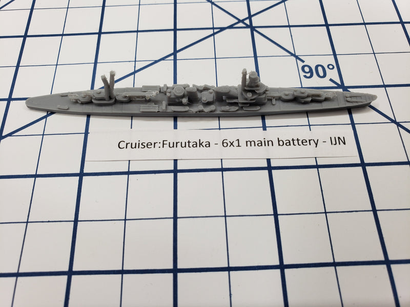 Cruiser - Furutaka - IJN - Wargaming - Axis and Allies - Naval Miniature - Victory at Sea - Tabletop Games - Warships