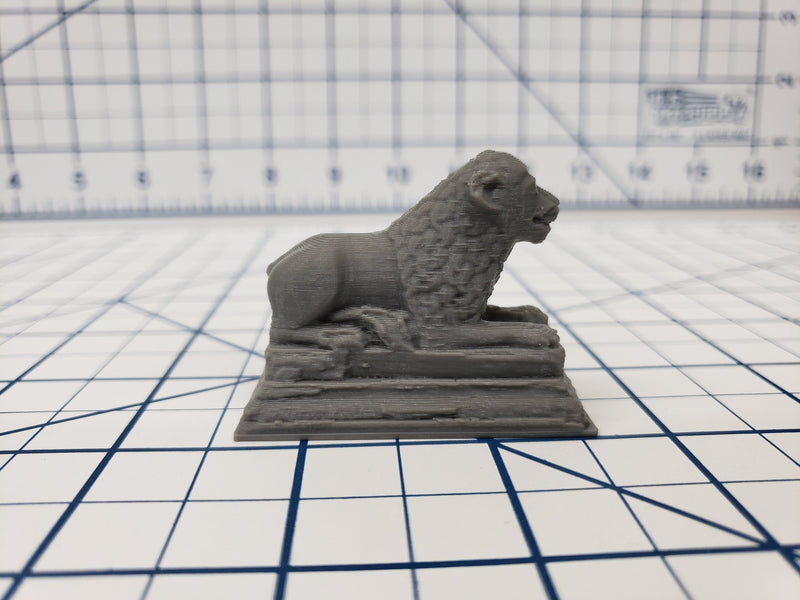 Lion Statue - OpenForge - DND - Pathfinder - RPG - Dungeon & Dragons - Tabletop - Terrain