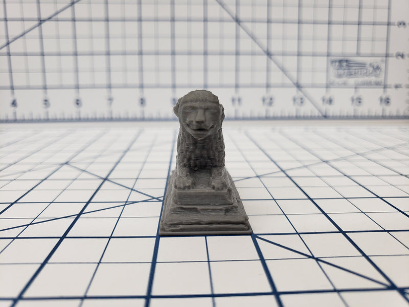 Lion Statue - OpenForge - DND - Pathfinder - RPG - Dungeon & Dragons - Tabletop - Terrain