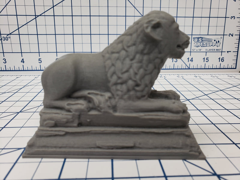 Lion Statue - OpenForge - DND - Pathfinder - RPG - Dungeon & Dragons - Tabletop - Terrain