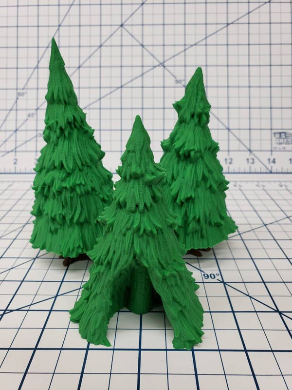 The Wilds of Wintertide Pine Trees - EC3D  - DND - Pathfinder - Dungeons & Dragons - RPG - Tabletop  - 28 mm / 1" - Scatter Terrain