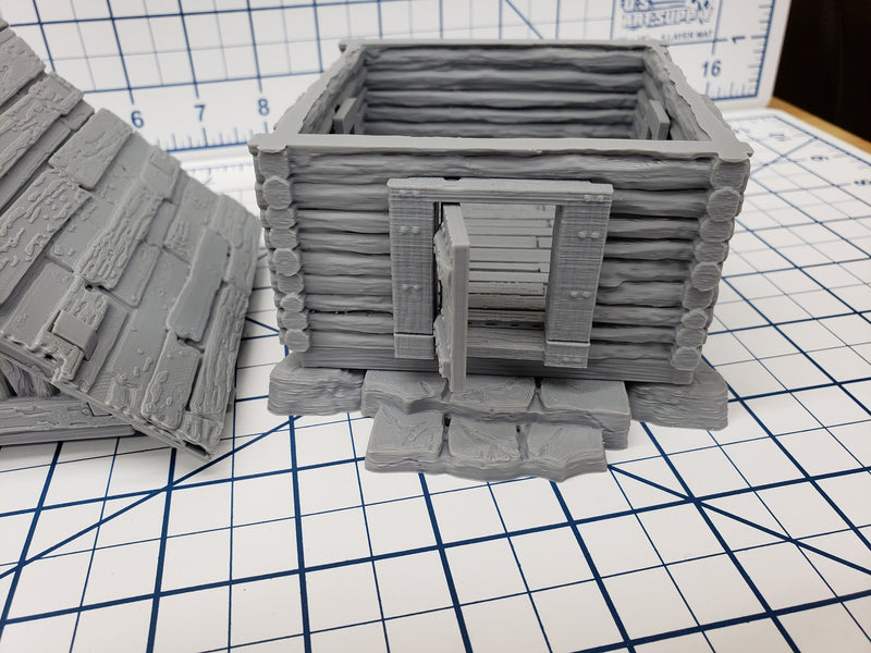 Small Cottage / House - DND - Pathfinder - Dungeons & Dragons - RPG - Tabletop - Terrain - 28 mm / 1" - Warhammer - Gamescape3d