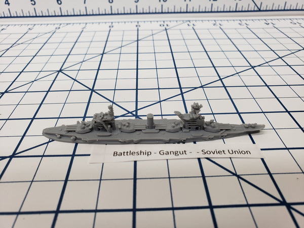 Battleship - Gangut - Soviet Navy - Wargaming - Axis and Allies - Naval Miniature - Victory at Sea - Tabletop Games - Warships