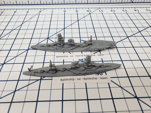 Battleship - IJN Ise - Wargaming - Axis and Allies - Naval Miniature - Victory at Sea - Tabletop Games - Warships