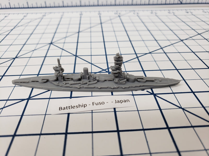 Battleship - IJN Fuso - Wargaming - Axis and Allies - Naval Miniature - Victory at Sea - Tabletop Games - Warships