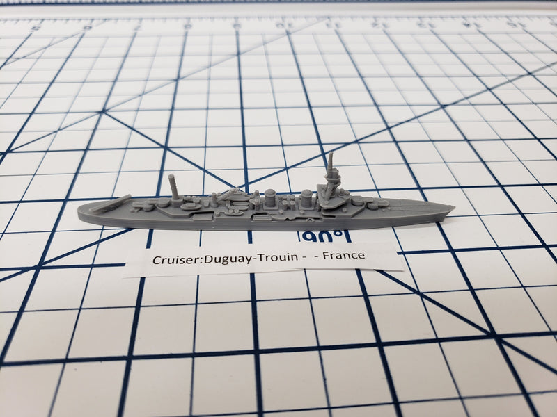 Cruiser - Duguay-Trouin - French Navy - Wargaming - Axis and Allies - Naval Miniature - Victory at Sea - Tabletop Games - Warships