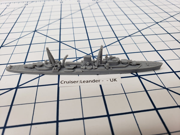 Cruiser - Leander - Royal Navy - Wargaming - Axis and Allies - Naval Miniature - Victory at Sea - Tabletop Games - Warships
