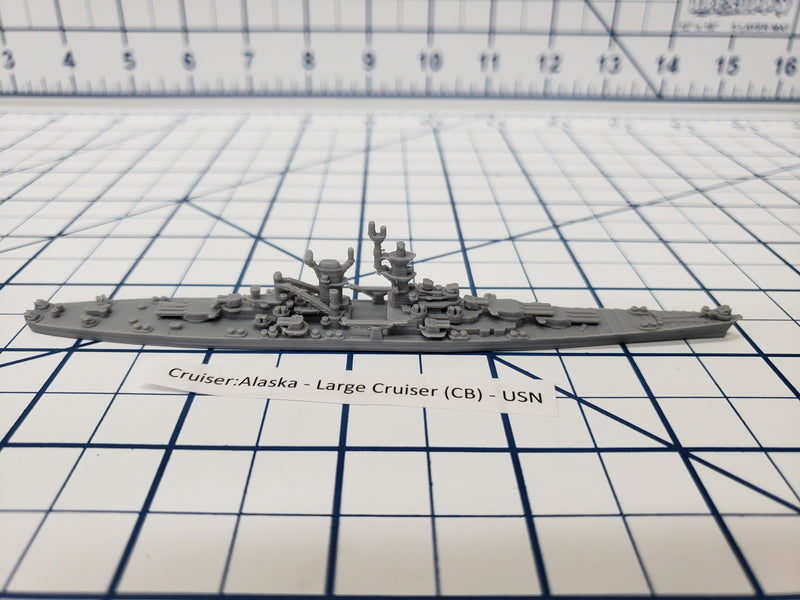 Cruiser - Alaska - USN - Wargaming - Axis and Allies - Naval Miniature - Victory at Sea - Tabletop Games - Warships