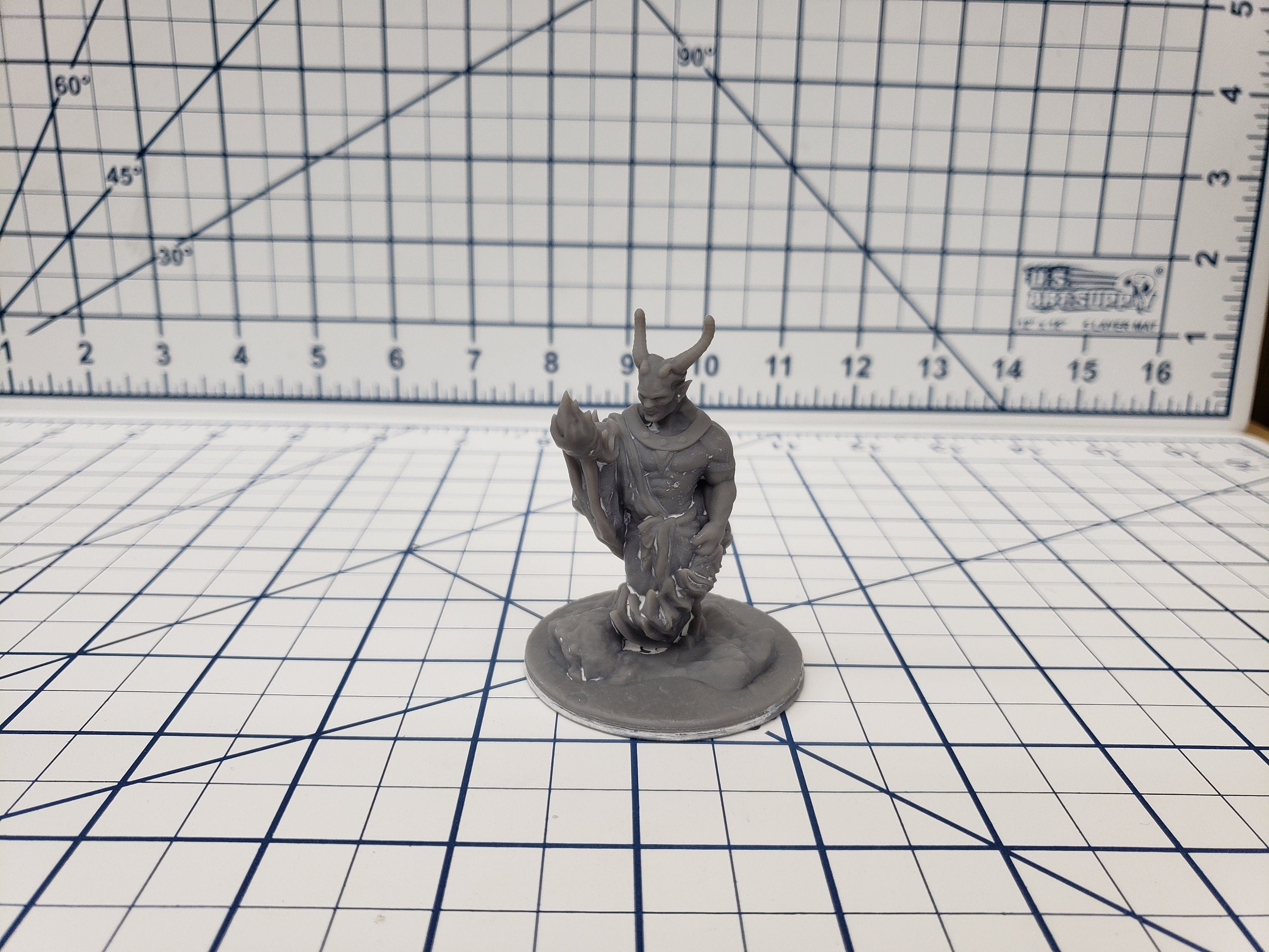 Empire of Scorching Sands - Efreeti Mini - Hero's Hoard - DND - Pathfinder - Dungeons & Dragons - RPG - Tabletop - EC3D - Miniature