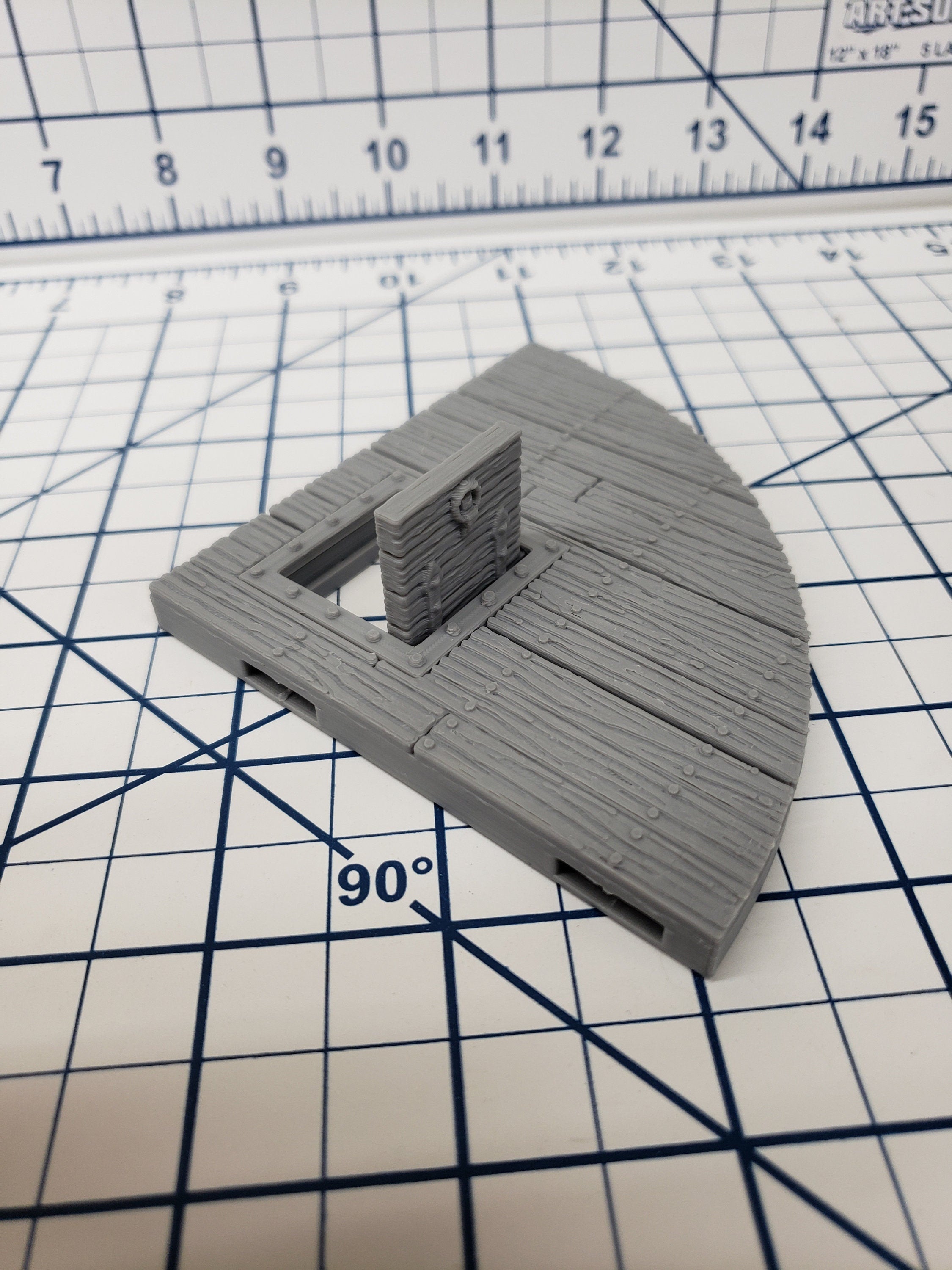 Castle Style - Round Tower Floors - DragonLock - DND - Pathfinder - RPG - Dungeon & Dragons - 28 mm / 1" - Terrain - Fat Dragon Games