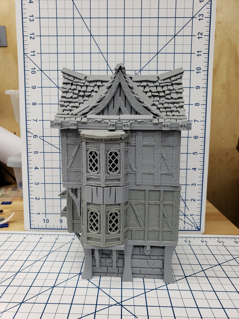 3 Story House - DND - Pathfinder - Dungeons & Dragons - RPG - Tabletop - Terrain - 28 mm / 1" - Warhammer - Gamescape3d