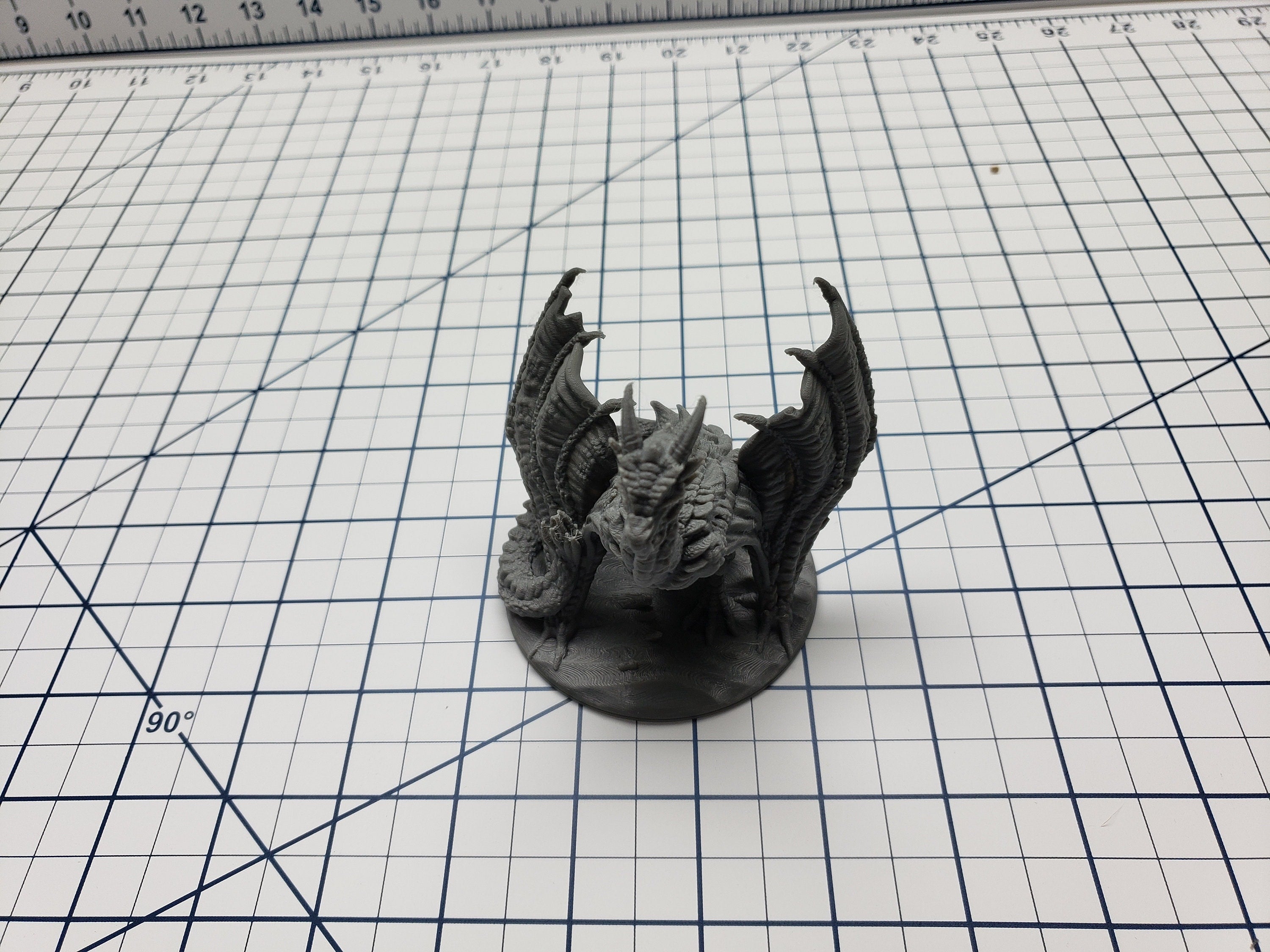 Empire of Scorching Sands - Desert Wyvern Mini - DND - Pathfinder - Dungeons & Dragons - RPG - Tabletop - EC3D - Miniature - 28 mm