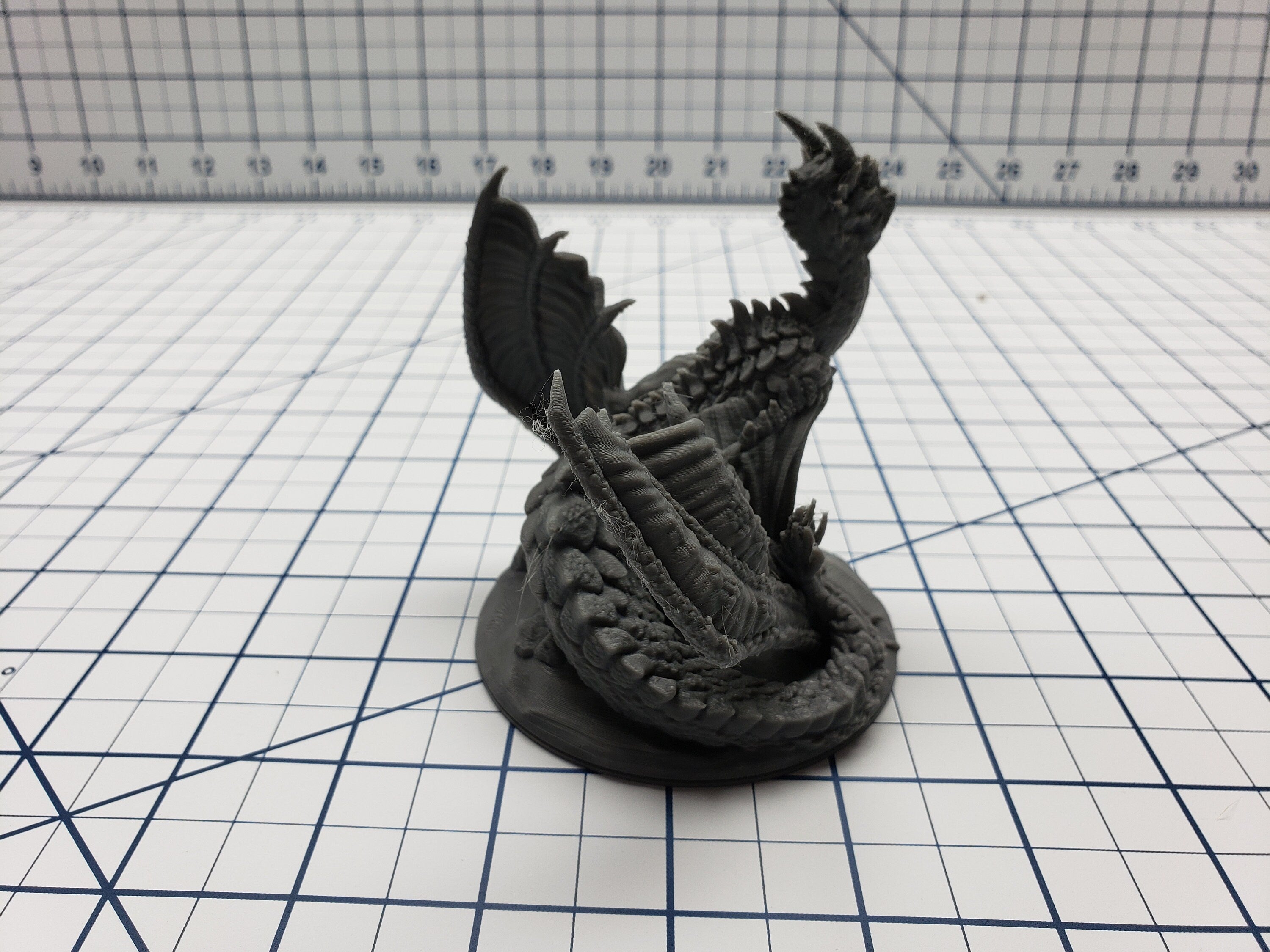 Empire of Scorching Sands - Desert Wyvern Mini - DND - Pathfinder - Dungeons & Dragons - RPG - Tabletop - EC3D - Miniature - 28 mm