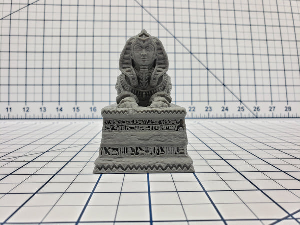 Empire of Scorching Sands - Sphinx Statue - DND - Dungeons & Dragons - RPG - Tabletop - EC3D - Miniature - 28 mm