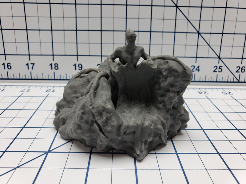 Skyless Realms - Abyss - Demon Lord Throne - DND - Dungeons & Dragons - RPG - Tabletop - EC3D - Miniature - 28 mm - 1" scale