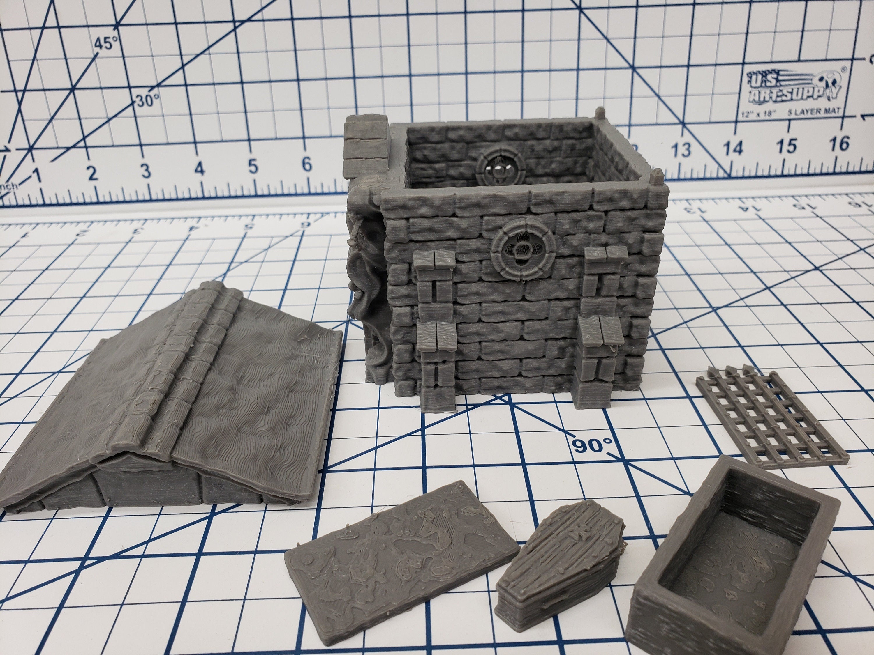 Mausoleum Set - Fat Dragon Games - DND - Pathfinder - RPG - Dungeon & Dragons