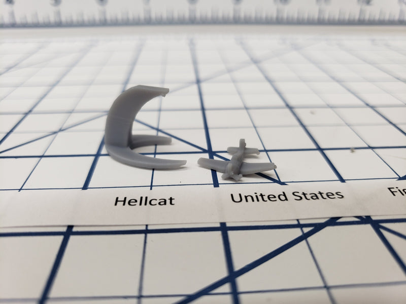 Aircraft - Hellcat - US Navy - 1:900 - Wargaming - Axis and Allies - Naval Miniature - Victory at Sea - Tabletop Games - Warships
