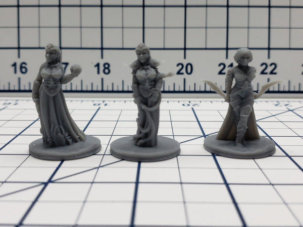 Skyless Realms -  Dark Elves - DND - Pathfinder - Dungeons & Dragons - RPG - Tabletop - EC3D - Miniature - Mini - 28 mm - 1"