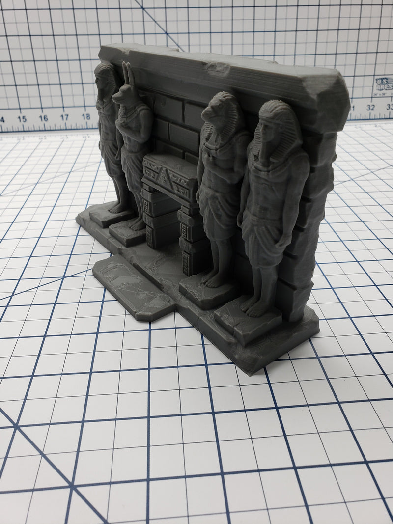 Empire of Scorching Sands - Temple Facade - DND - Dungeons & Dragons - RPG - Tabletop - EC3D - Miniature - 28 mm