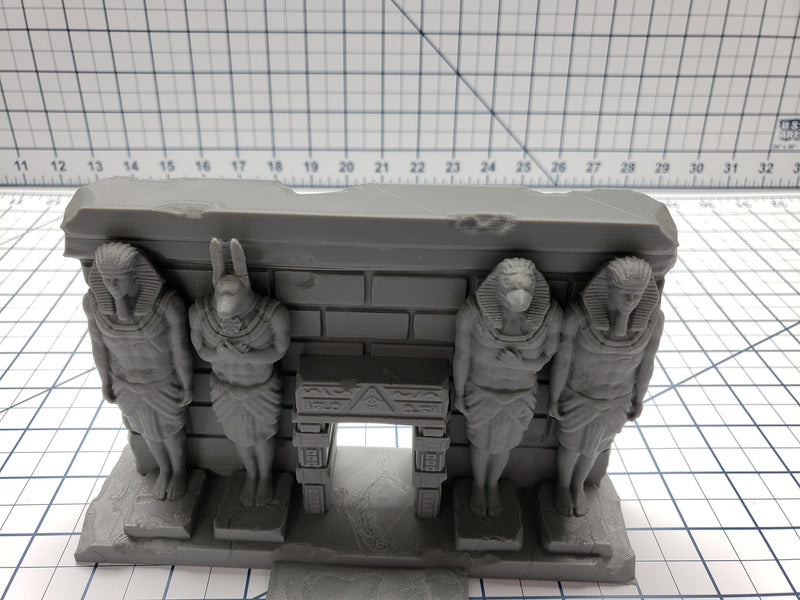 Empire of Scorching Sands - Temple Facade - DND - Dungeons & Dragons - RPG - Tabletop - EC3D - Miniature - 28 mm