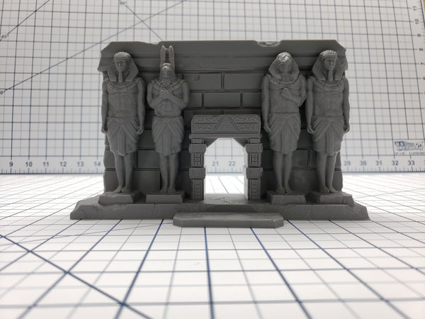 Empire of Scorching Sands - Temple Facade - DND - Dungeons & Dragons - RPG - Tabletop - EC3D - Miniature - 28 mm