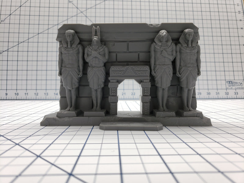 Empire of Scorching Sands - Temple Facade - DND - Dungeons & Dragons - RPG - Tabletop - EC3D - Miniature - 28 mm