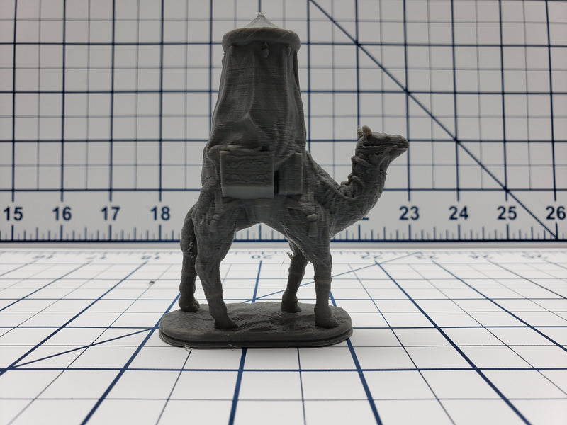 Empire of Scorching Sands - Camel Minis - DND - Pathfinder - Dungeons & Dragons - RPG - Tabletop - EC3D - Miniature - 28 mm