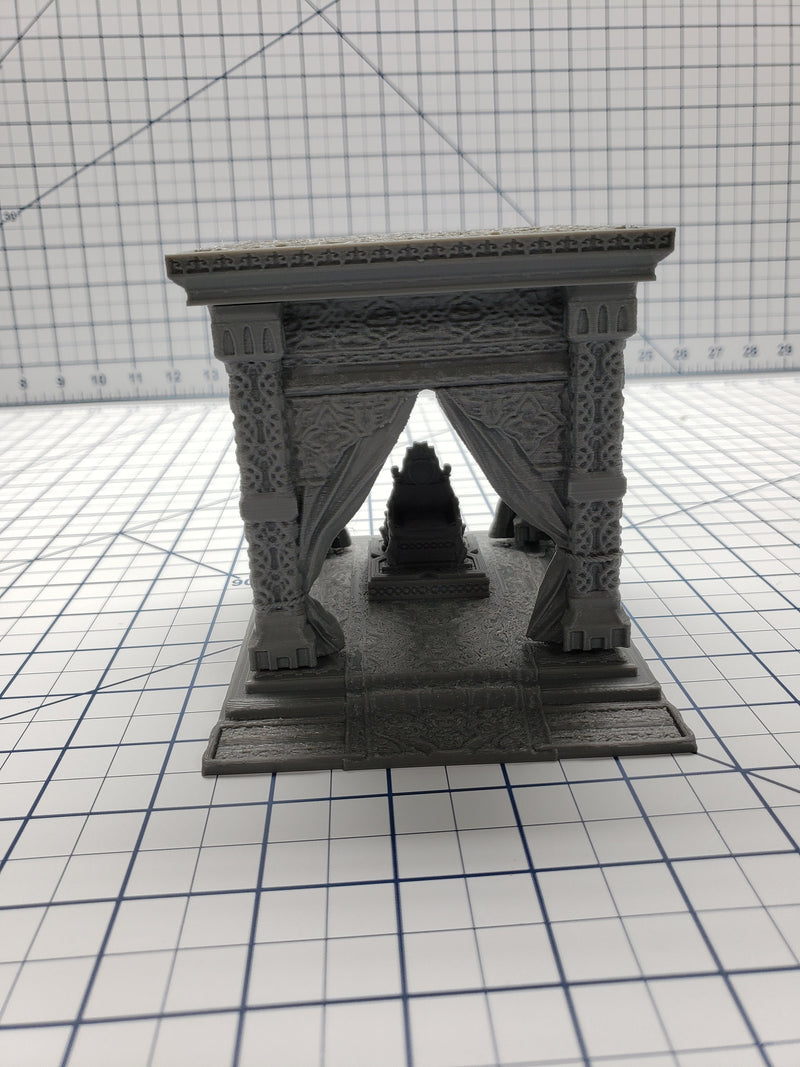 Empire of Scorching Sands - Throne Dais - DND - Dungeons & Dragons - RPG - Terrain - Pathfinder - Tabletop - EC3D - Miniature - 28 mm - 1"