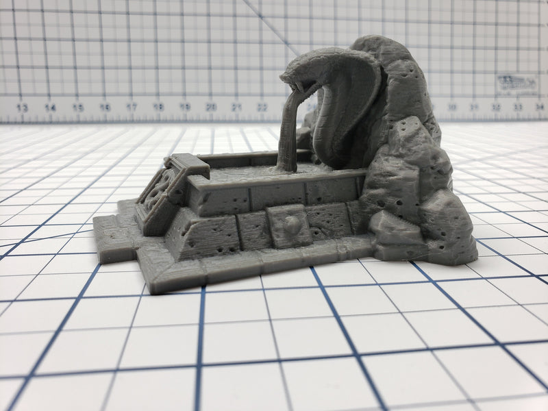 Empire of Scorching Sands - Water Fountains - DND - Dungeons & Dragons - RPG - Terrain - Pathfinder - Tabletop - EC3D - Miniature - 28 mm