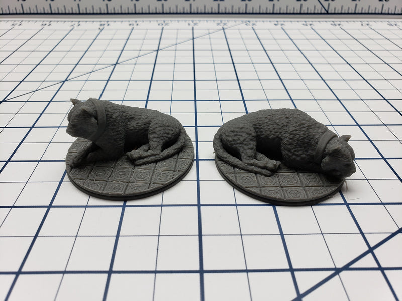 Empire of Scorching Sands - Set of 2 Tiger Minis - DND - Pathfinder - Dungeons & Dragons - RPG - Tabletop - EC3D - Miniature - 28 mm