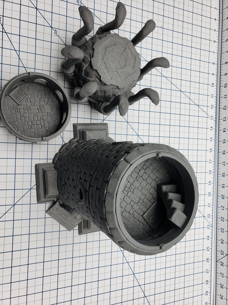 Empire of Scorching Sands - Snake Tower - DND - Dungeons & Dragons - RPG - Tabletop - EC3D - Miniature - 28 mm