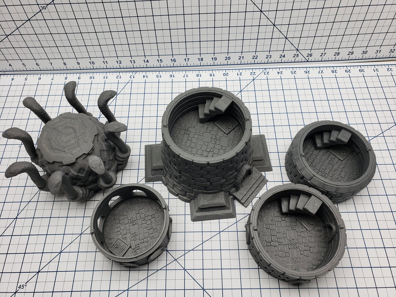 Empire of Scorching Sands - Snake Tower - DND - Dungeons & Dragons - RPG - Tabletop - EC3D - Miniature - 28 mm