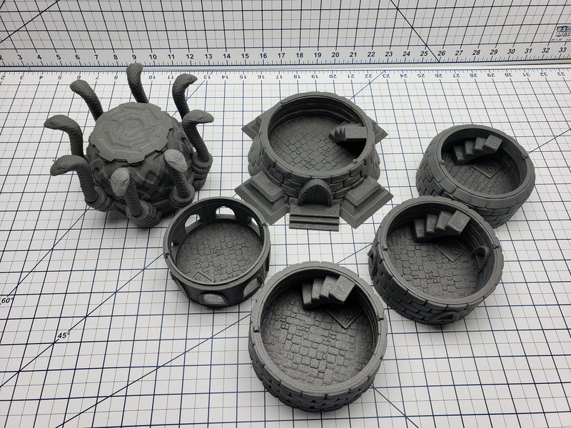 Empire of Scorching Sands - Snake Tower - DND - Dungeons & Dragons - RPG - Tabletop - EC3D - Miniature - 28 mm