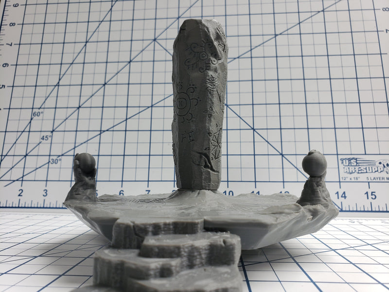 OpenForge - Places of Power - Rock Pillar - Tabletop - DND - Pathfinder - RPG - 28 mm / 1" - Terrain - Dungeons & Dragons -