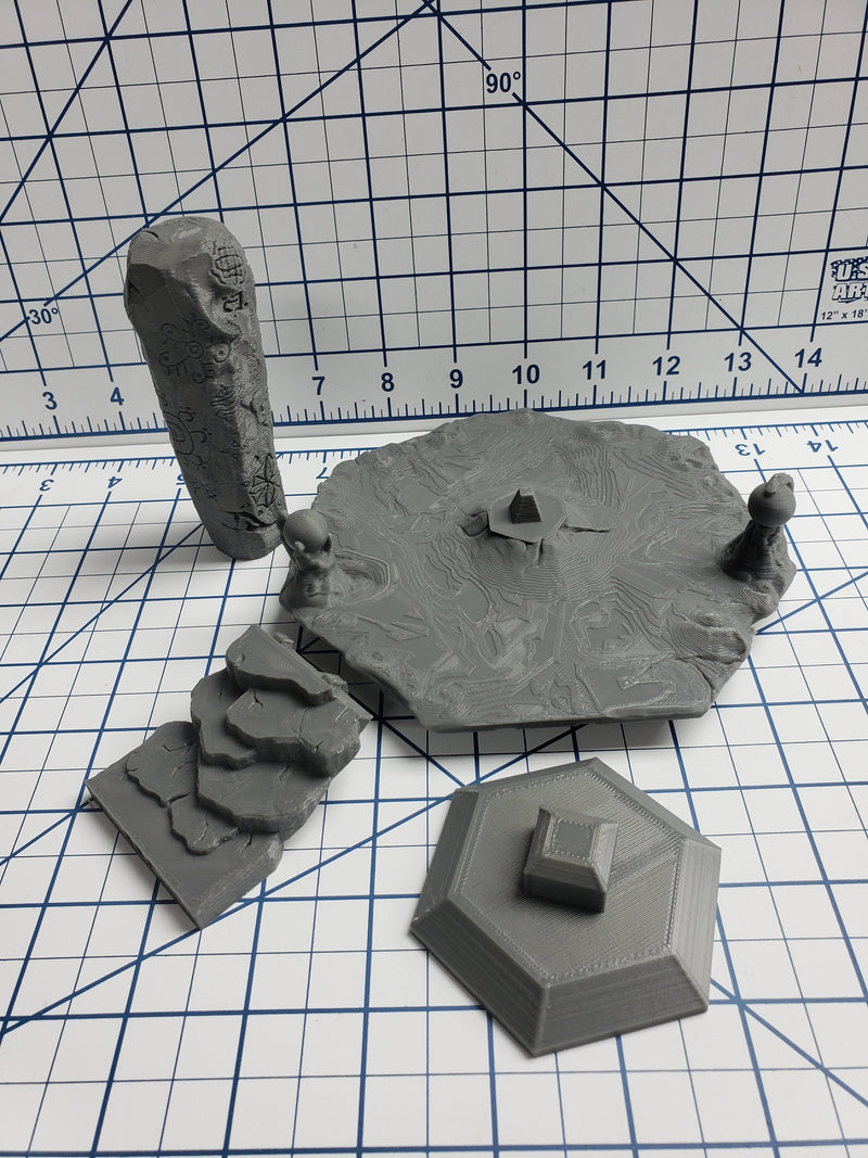 OpenForge - Places of Power - Rock Pillar - Tabletop - DND - Pathfinder - RPG - 28 mm / 1" - Terrain - Dungeons & Dragons -