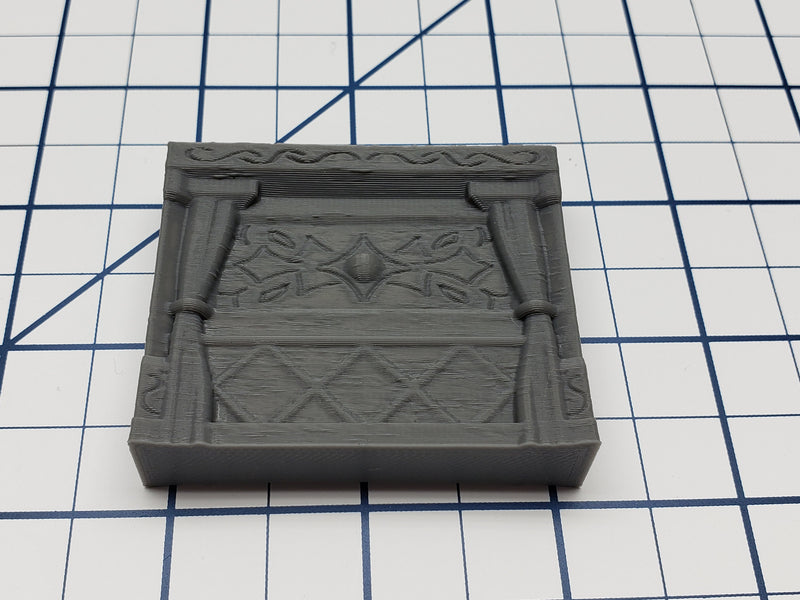 Empire of Scorching Sands - Curtained Palace Walls - DND - Dungeons & Dragons - RPG - Tabletop - EC3D - Miniature - 28 mm