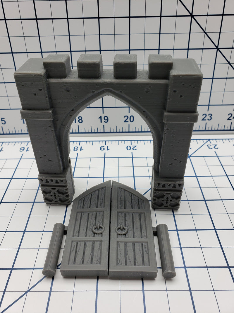 Empire of Scorching Sands - City Wall Entrances - DND - Dungeons & Dragons - RPG - Tabletop - EC3D - Miniature - 28 mm