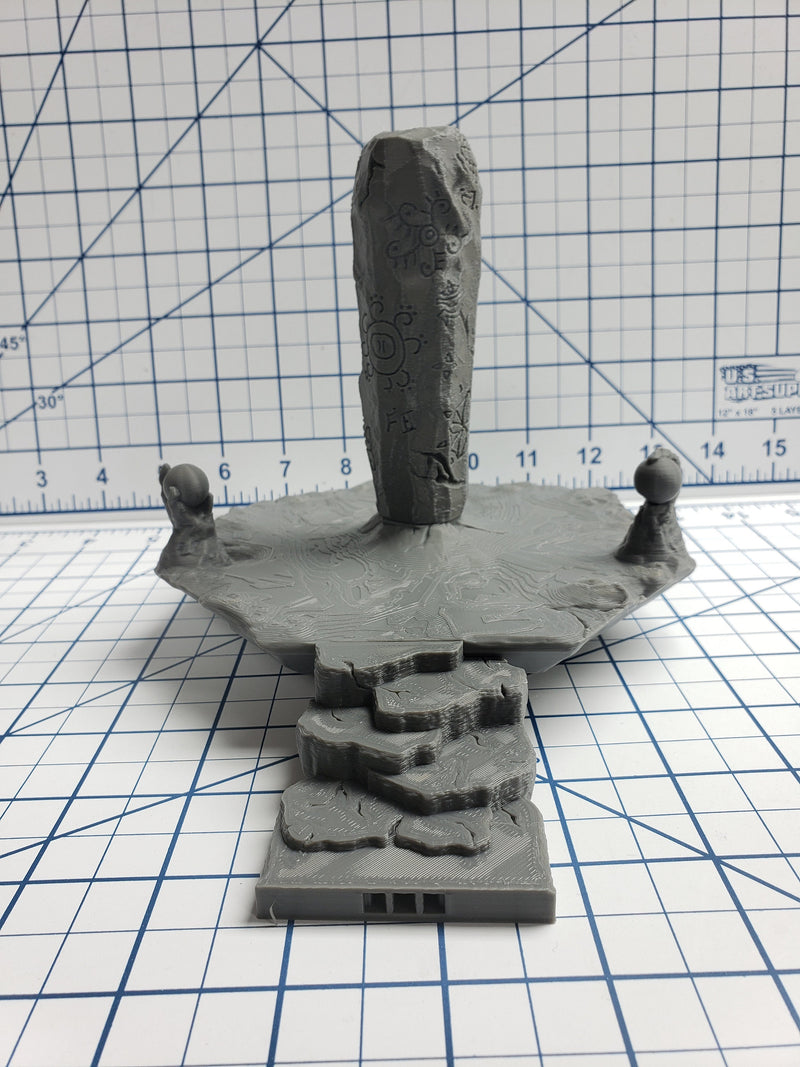 OpenForge - Places of Power - Rock Pillar - Tabletop - DND - Pathfinder - RPG - 28 mm / 1" - Terrain - Dungeons & Dragons -