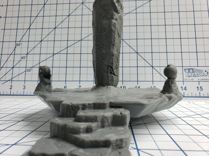 OpenForge - Places of Power - Rock Pillar - Tabletop - DND - Pathfinder - RPG - 28 mm / 1" - Terrain - Dungeons & Dragons -